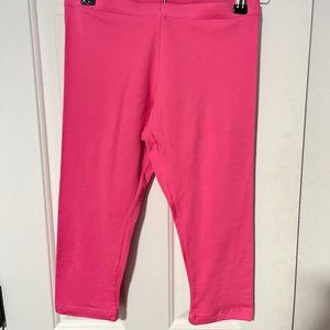 NWOT Wonder Nation pink capri leggings s L 10/12